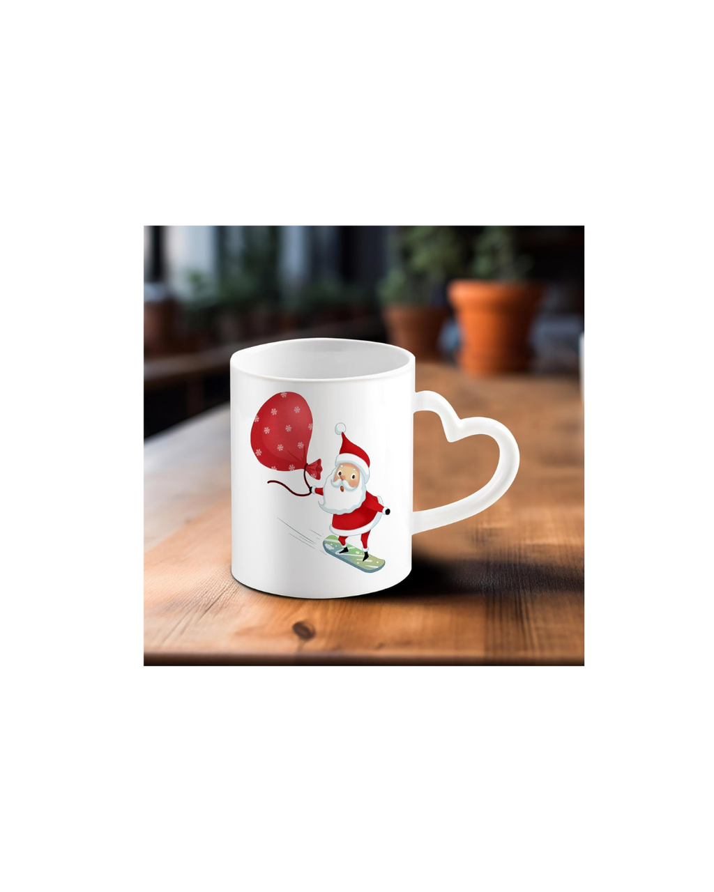 Tazas de 11 onzas con mango de corazón